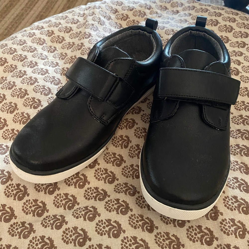 Classic Black Kids Dress Shoes